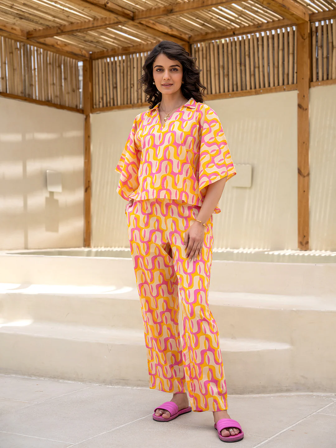 Abstract Lemon Candy Bust Co-Ord Set - Image 10