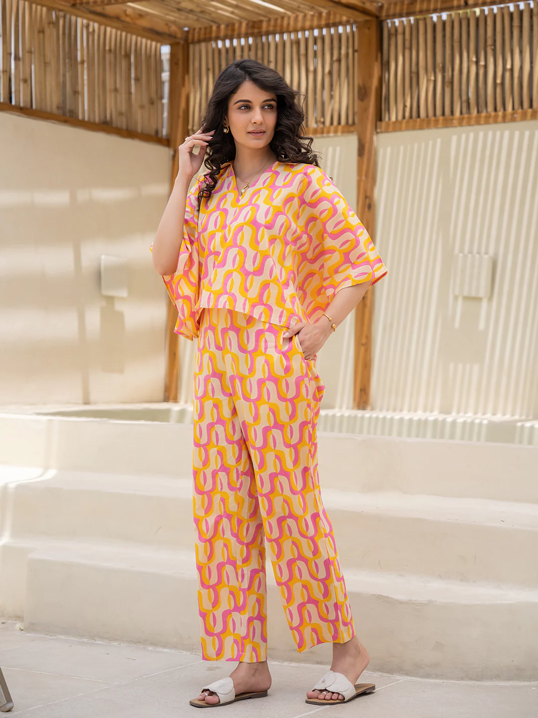 Abstract Lemon Candy Bust Co-Ord Set - Image 11
