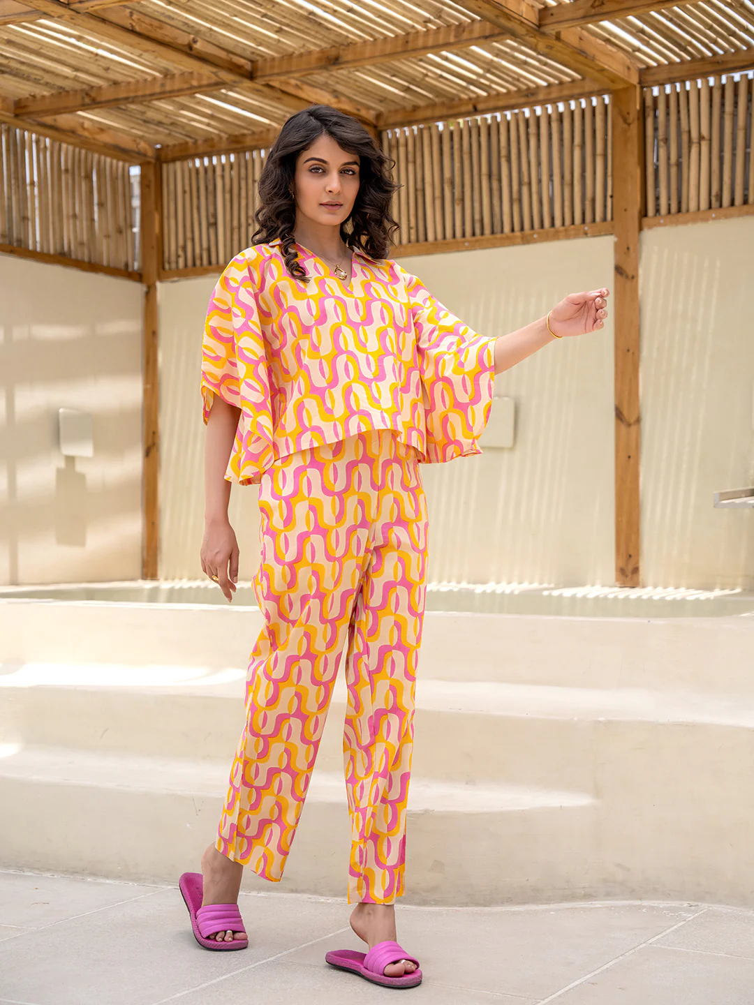 Abstract Lemon Candy Bust Co-Ord Set - Image 5