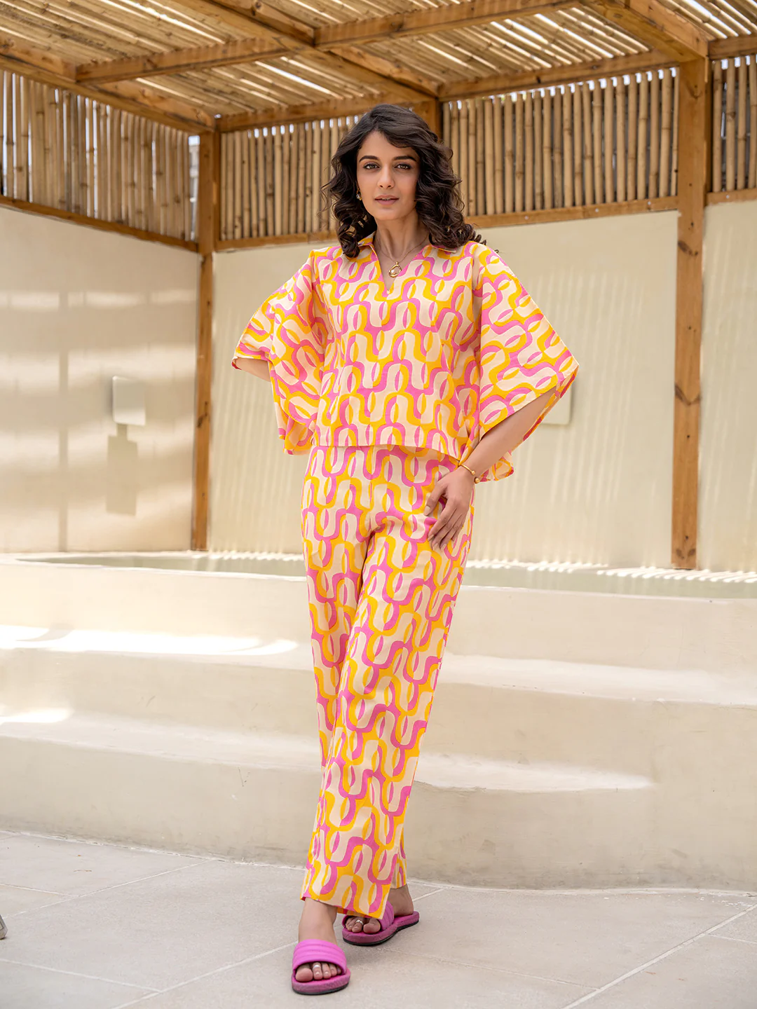 Abstract Lemon Candy Bust Co-Ord Set - Image 6