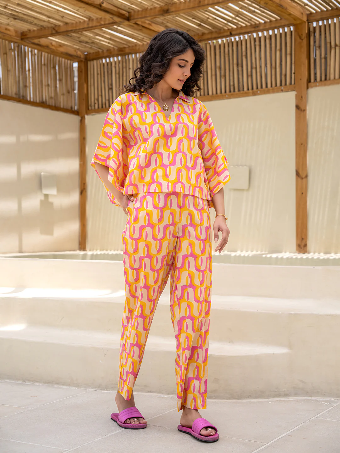 Abstract Lemon Candy Bust Co-Ord Set - Image 8