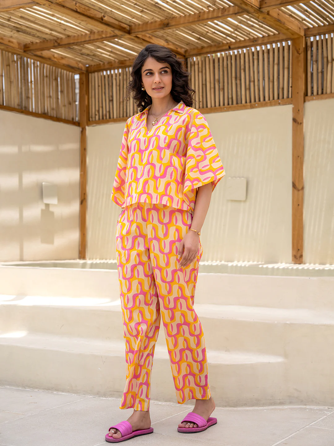 Abstract Lemon Candy Bust Co-Ord Set - Image 9