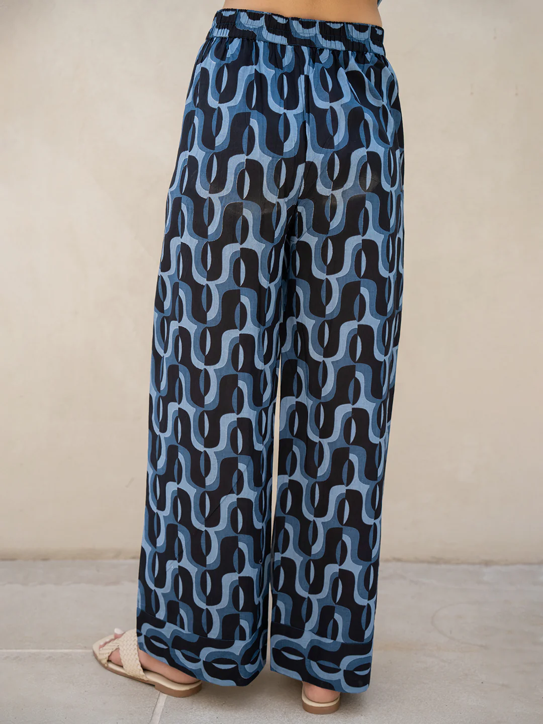 Abstract Navy Nirvana Blue Co-Ord Set - Image 17