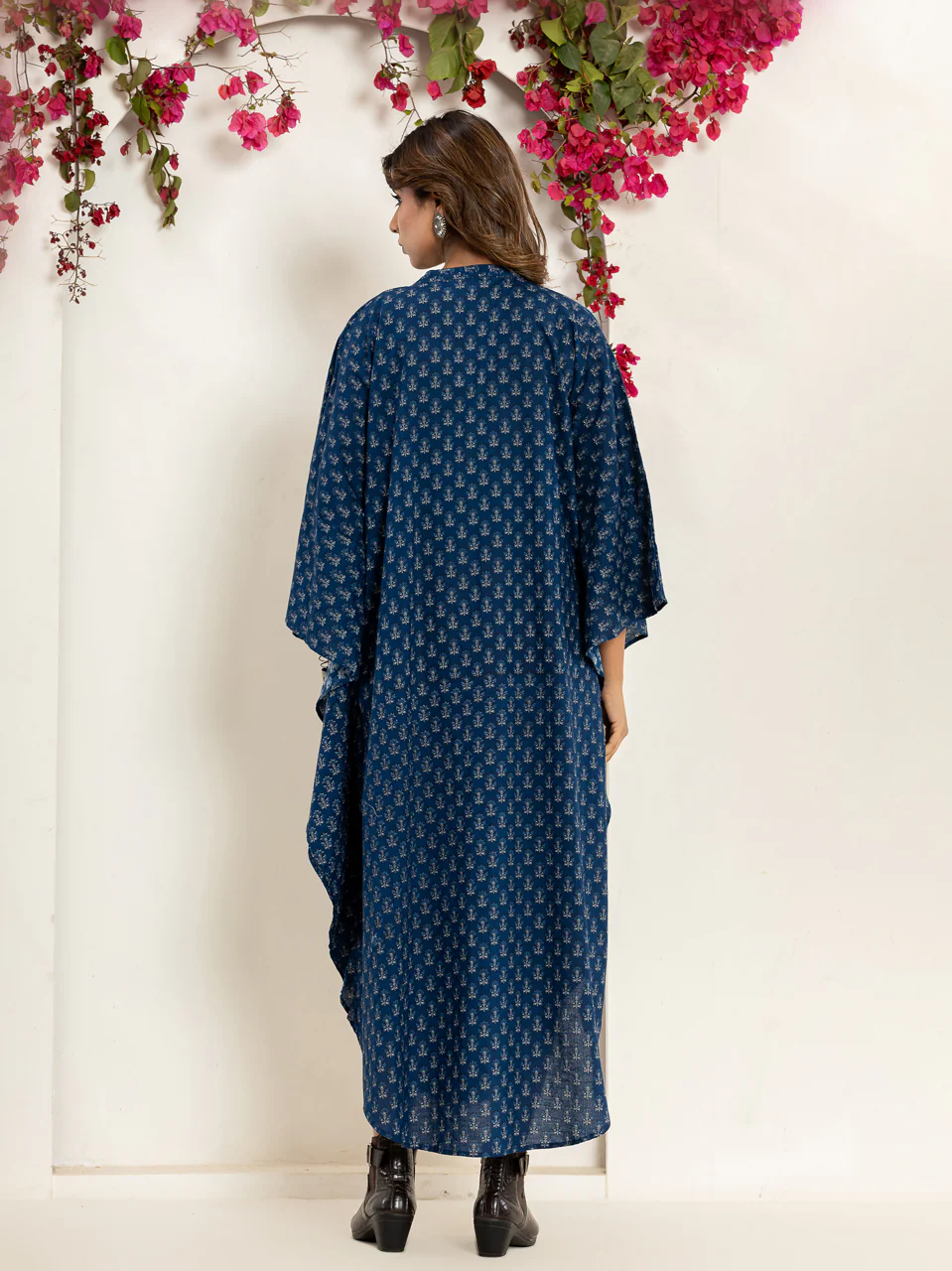 Blue raven Pure Cotton kaftan shirt dress - Image 6