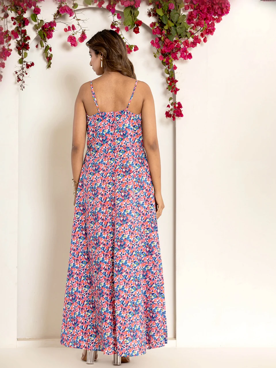 Breezy Multi Flower Pure Cotton Maxi - Image 3