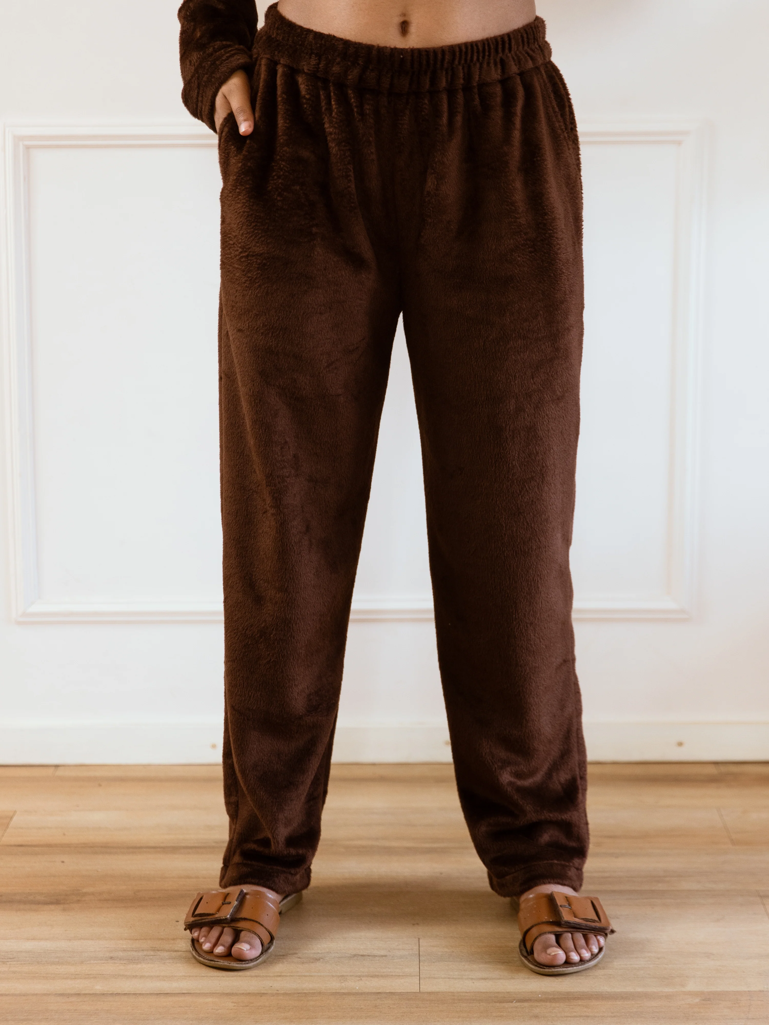 Brown Super Soft Woollen Cardigan Set - Image 10
