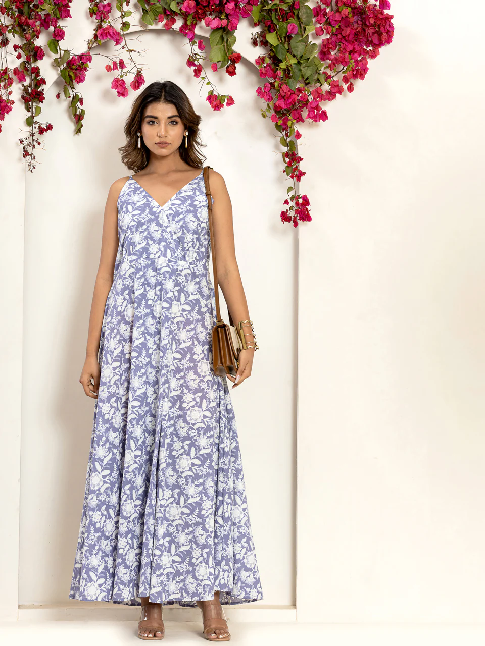 Columbia Blue Breezy Pure Cotton Maxi - Image 3