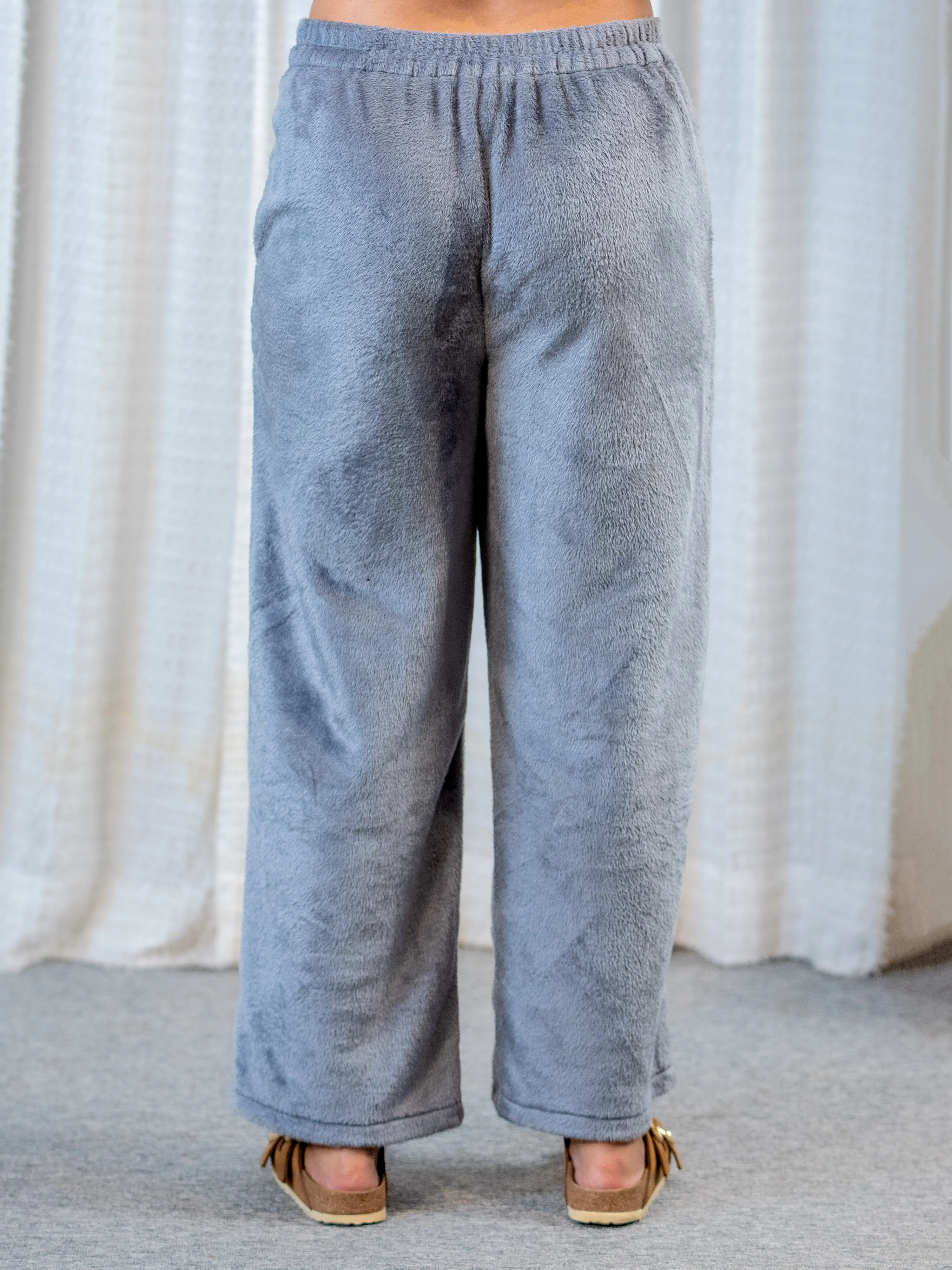Dark Grey Super Soft Woollen 3 Piece Robe Set - Image 14