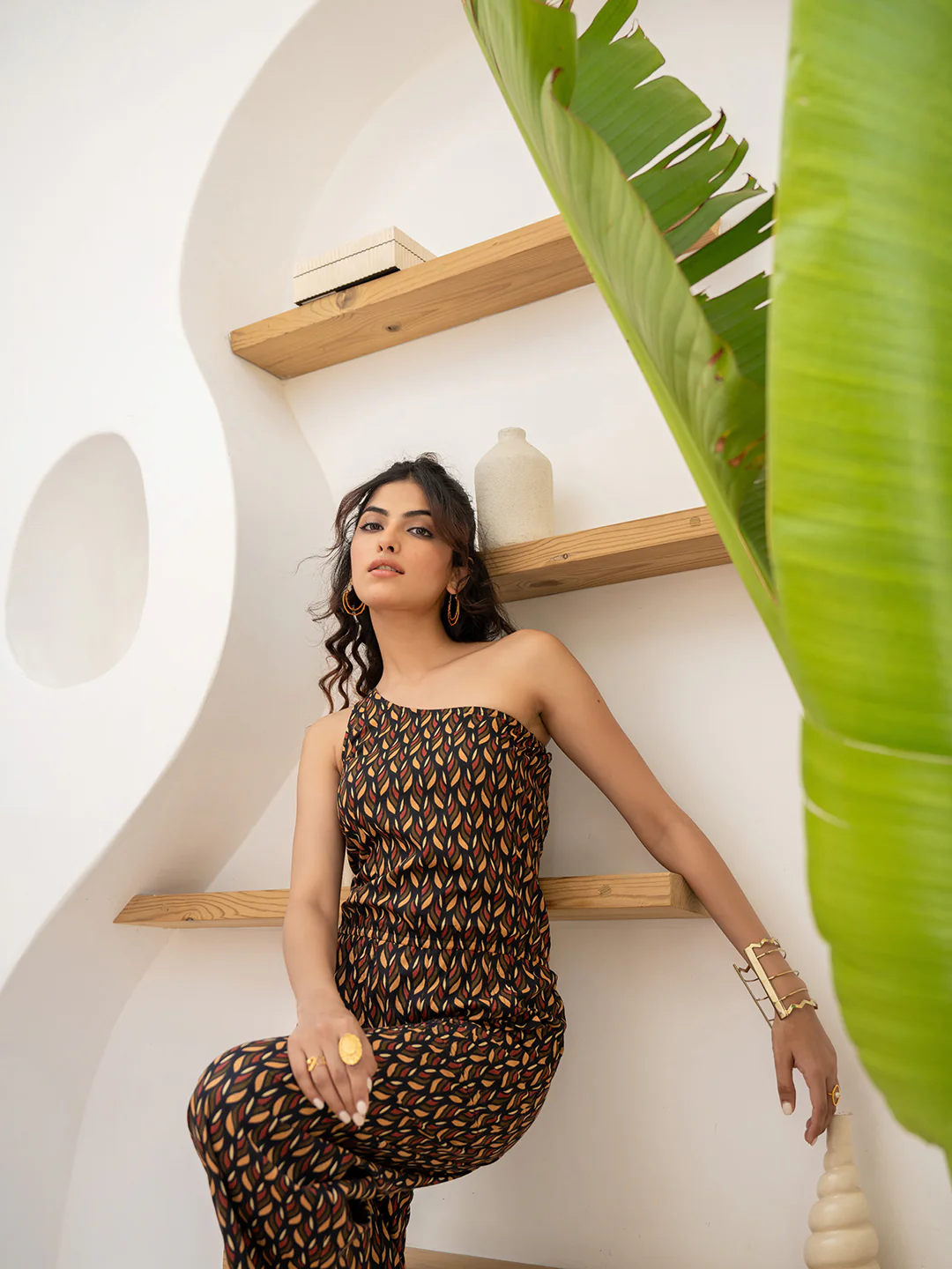 Firebird Black 1 Shoulder Jumpsuit - Image 11