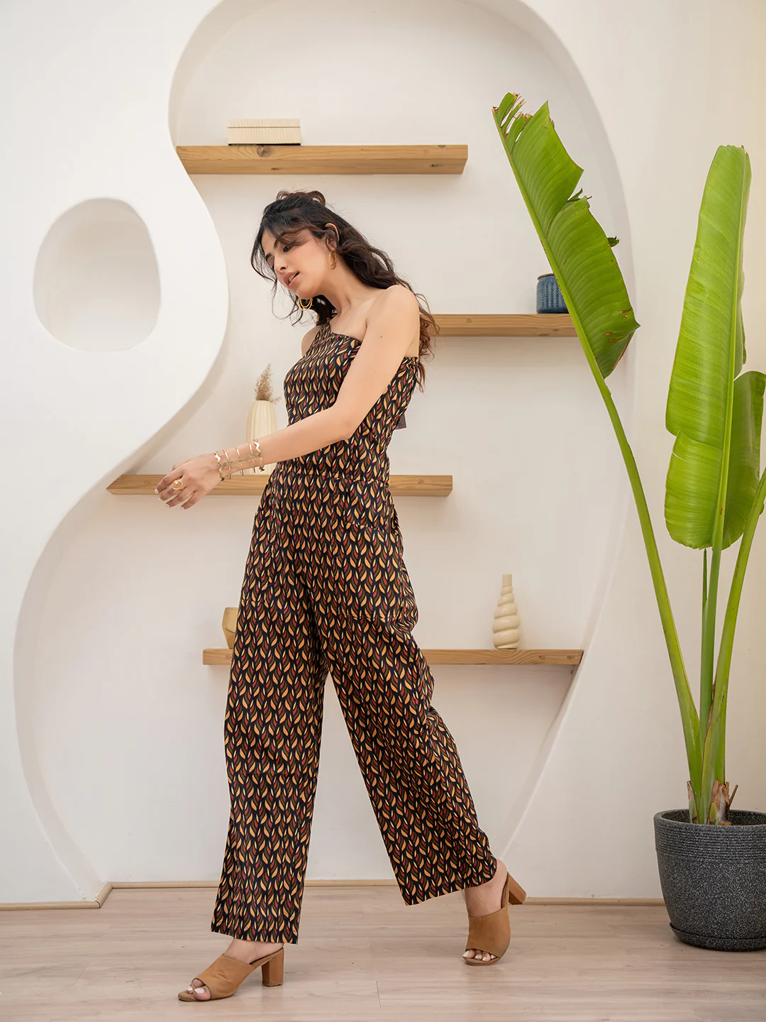 Firebird Black 1 Shoulder Jumpsuit - Image 18