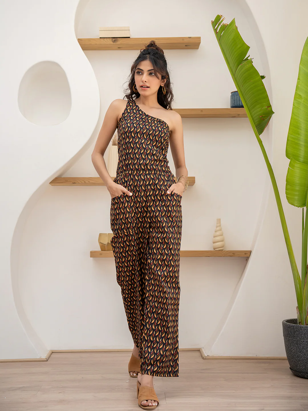 Firebird Black 1 Shoulder Jumpsuit - Image 6