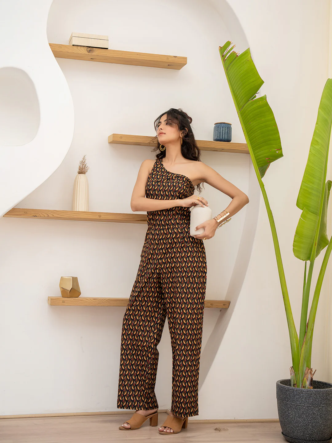 Firebird Black 1 Shoulder Jumpsuit - Image 9