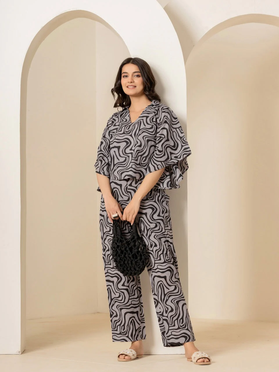 Fluid Wave Noir Black Pant - Image 9