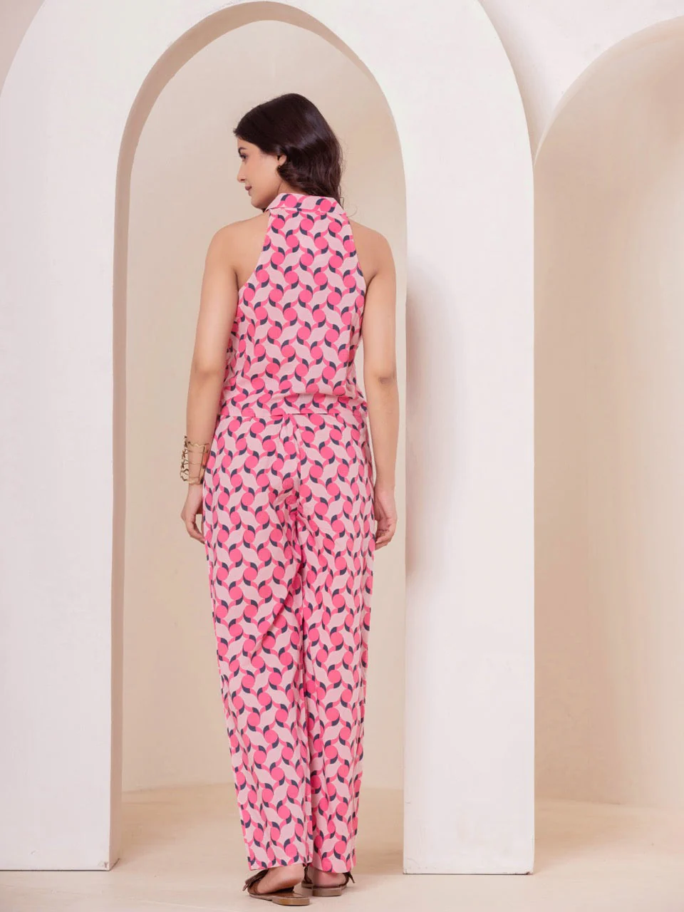 Geometrical Pink Pant - Image 6