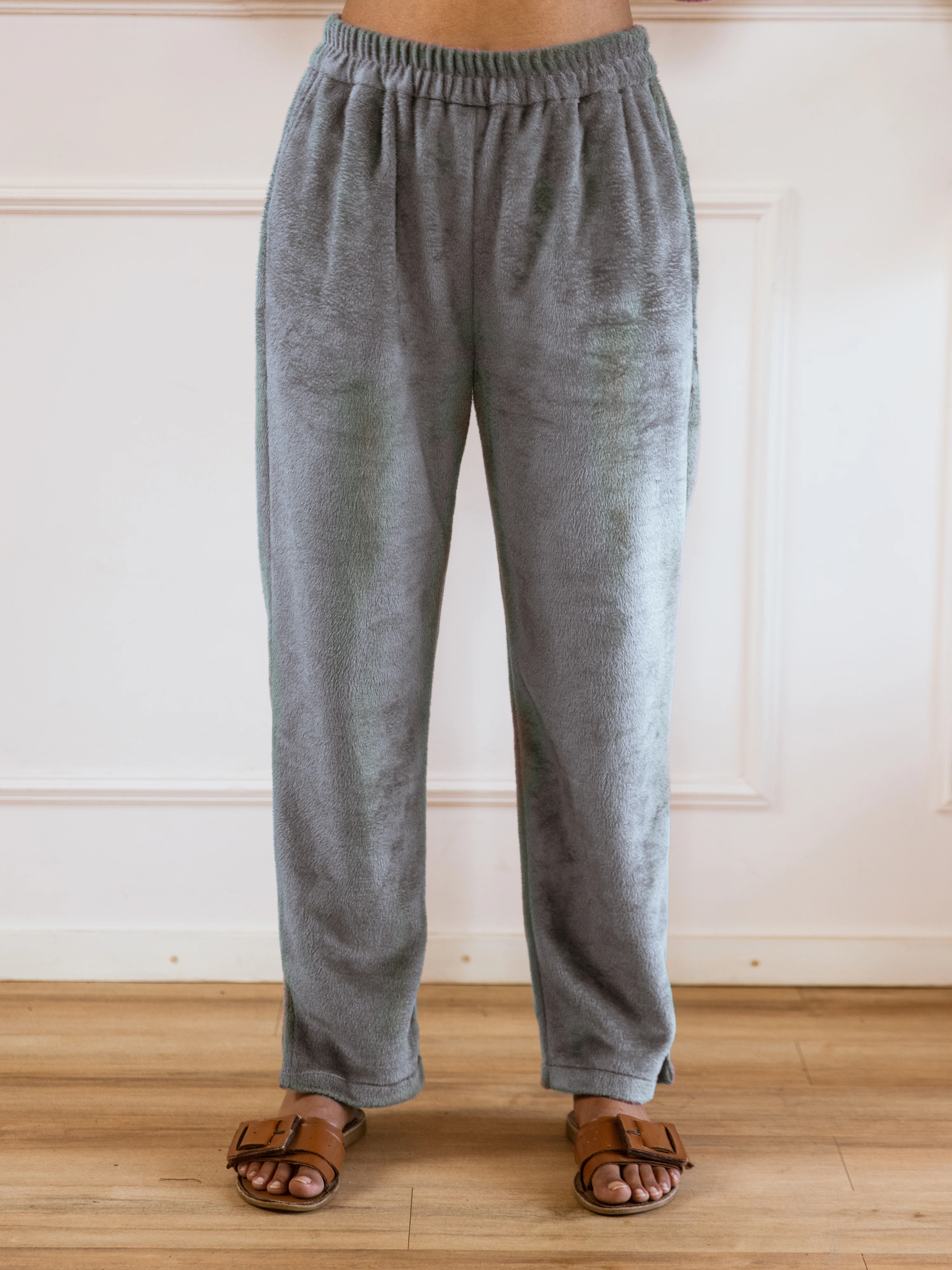 Grey Super Soft Woollen Collar Set - Image 8