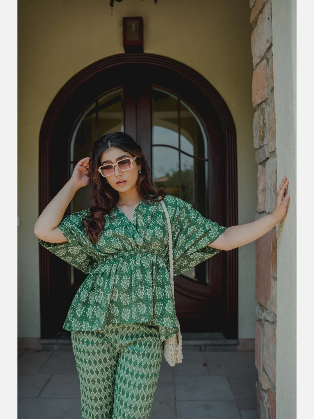 High Low Green Loungewear - Image 3