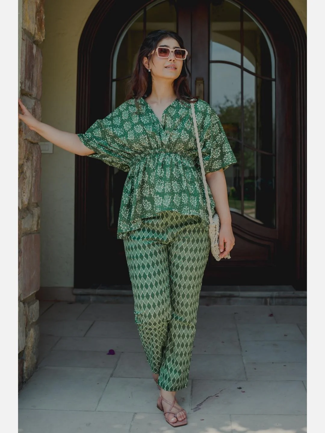 High Low Green Loungewear - Image 4