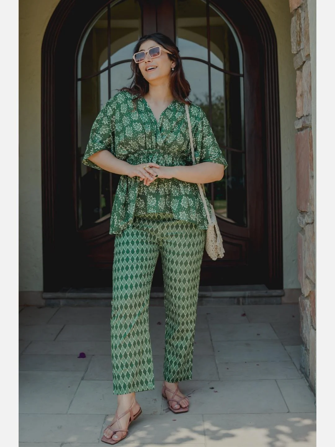 High Low Green Loungewear - Image 5
