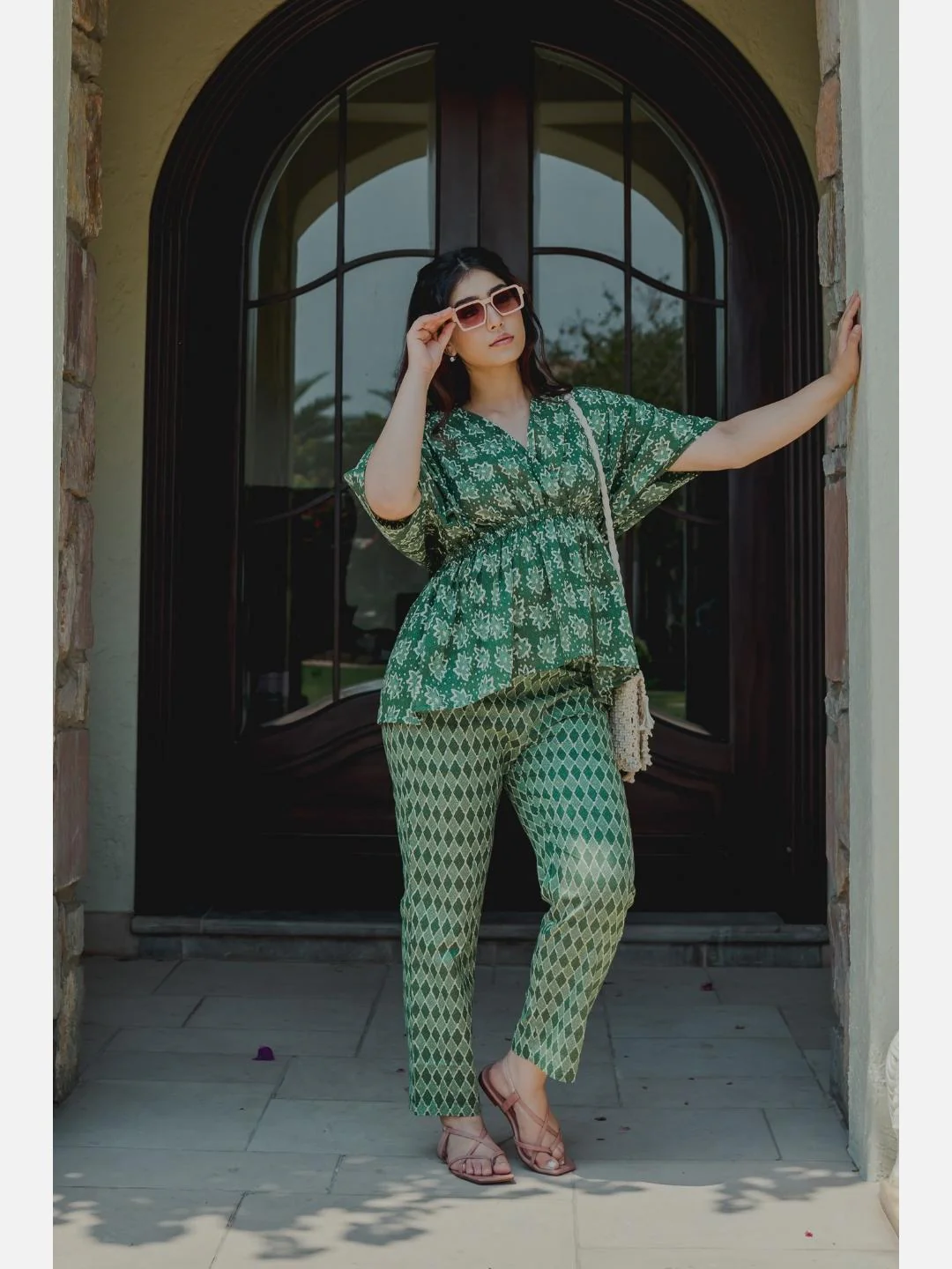 High Low Green Loungewear - Image 7