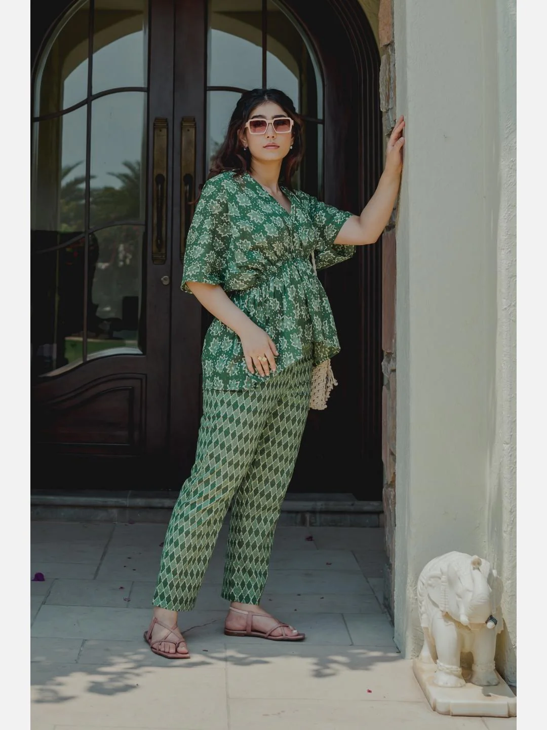 High Low Green Loungewear - Image 8