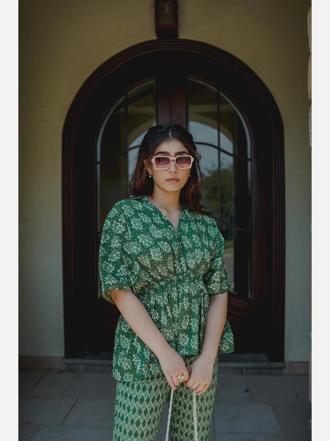 High Low Green Loungewear - Image 9