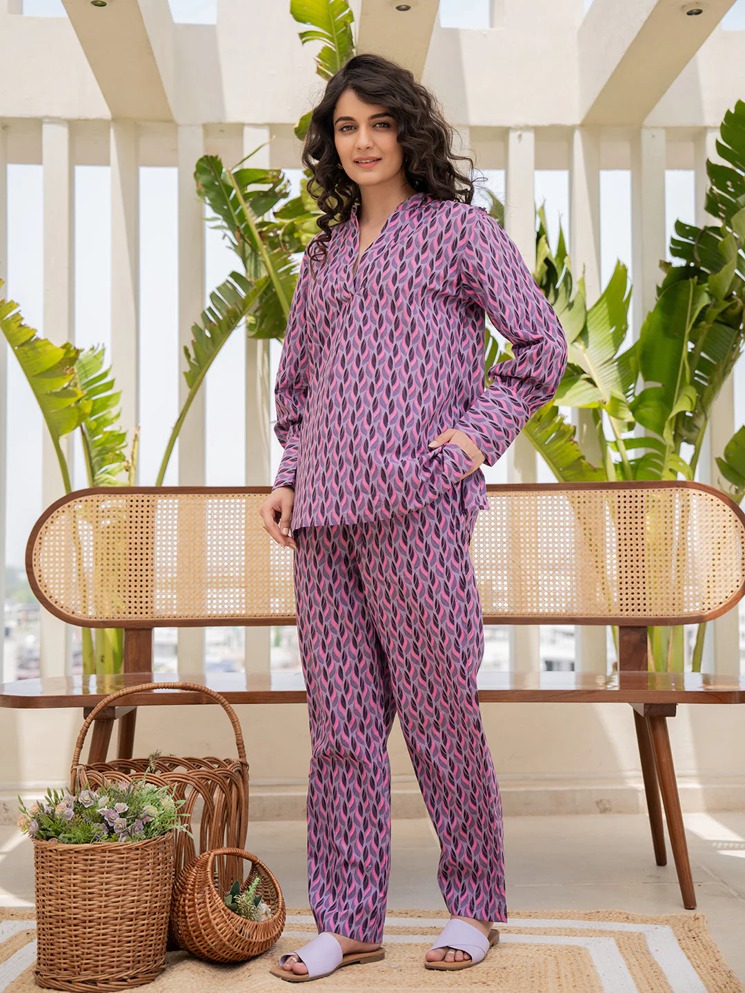 Lavender Haze Pure Cotton Pant - Image 8