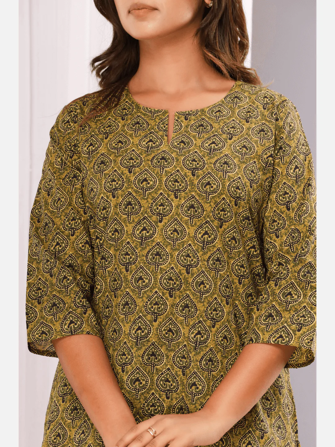 Green Paan Cotton Loungewear - Image 2