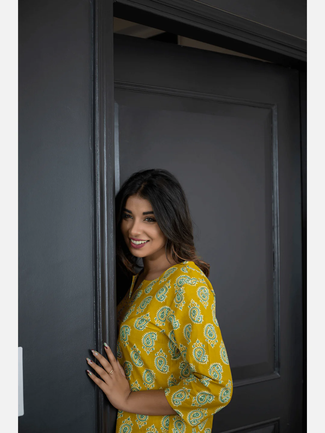 Bright Yellow Cotton Loungewear - Image 4
