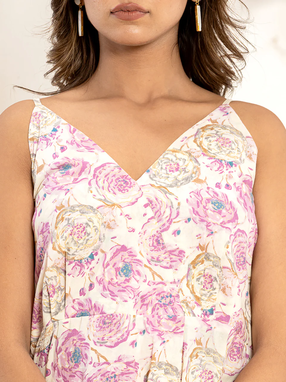 Pink Gold Flower Pure Cotton Maxi - Image 7