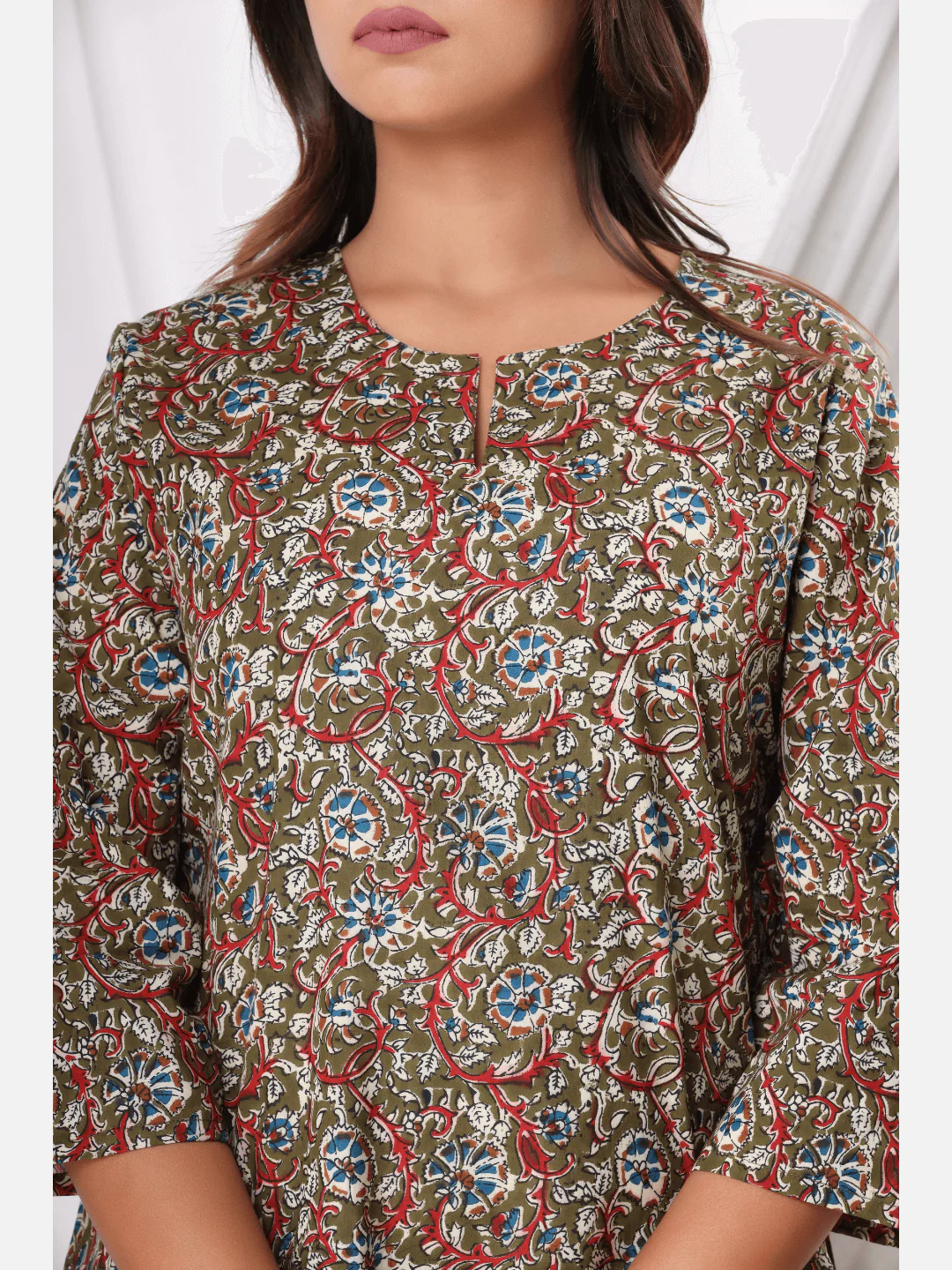 Olive  cotton Loungewear - Image 5