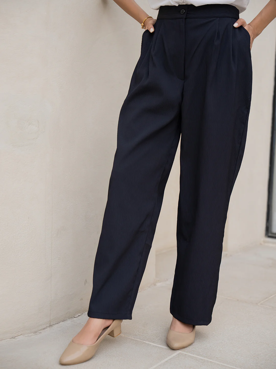 Star Line Black Formal Pants - Image 10