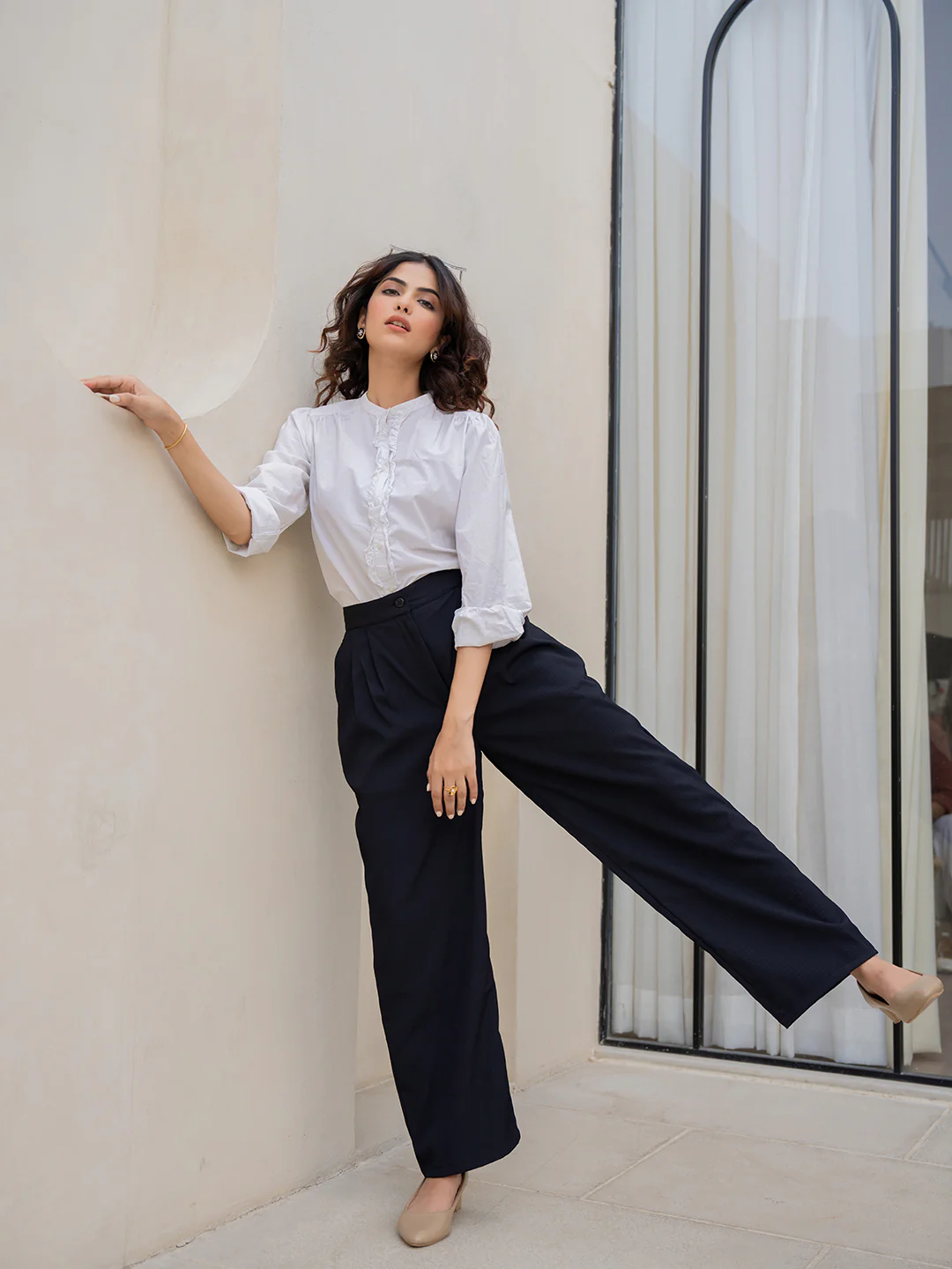 Star Line Black Formal Pants - Image 5