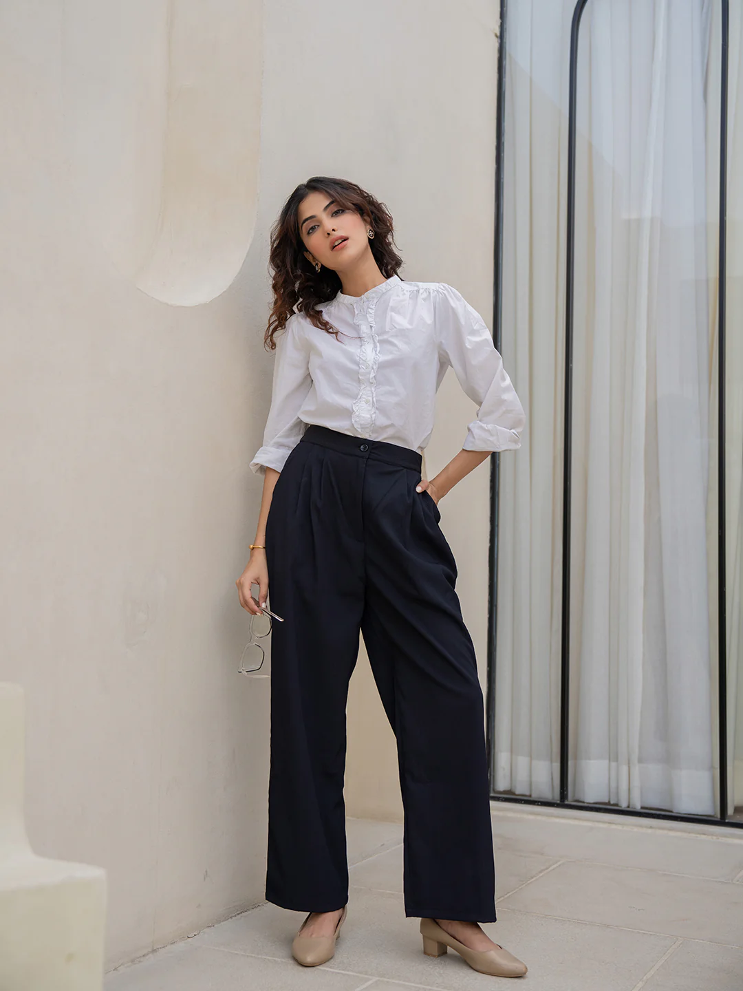 Star Line Black Formal Pants - Image 6