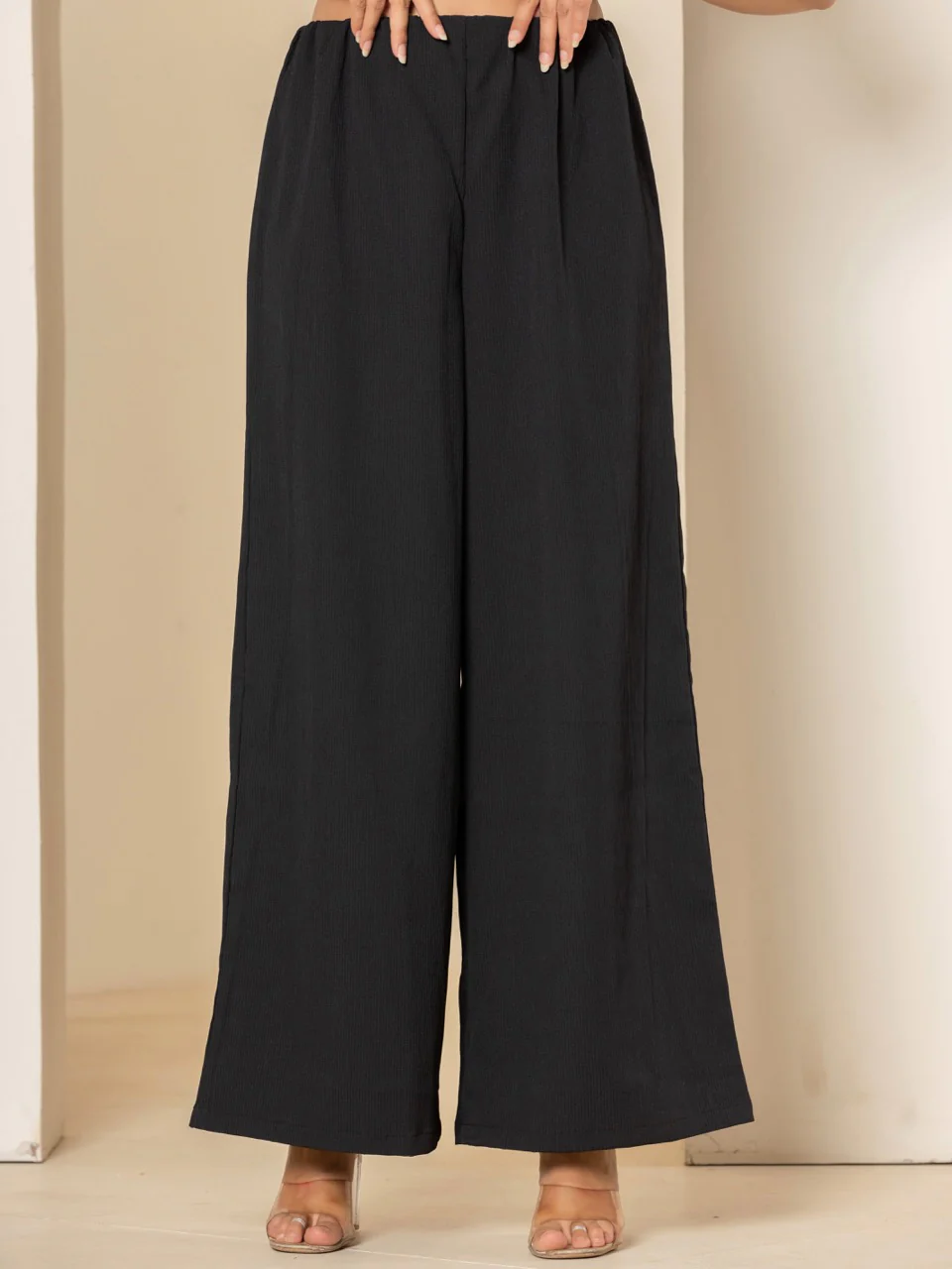 Star Line Black Comfort Pants - Image 10
