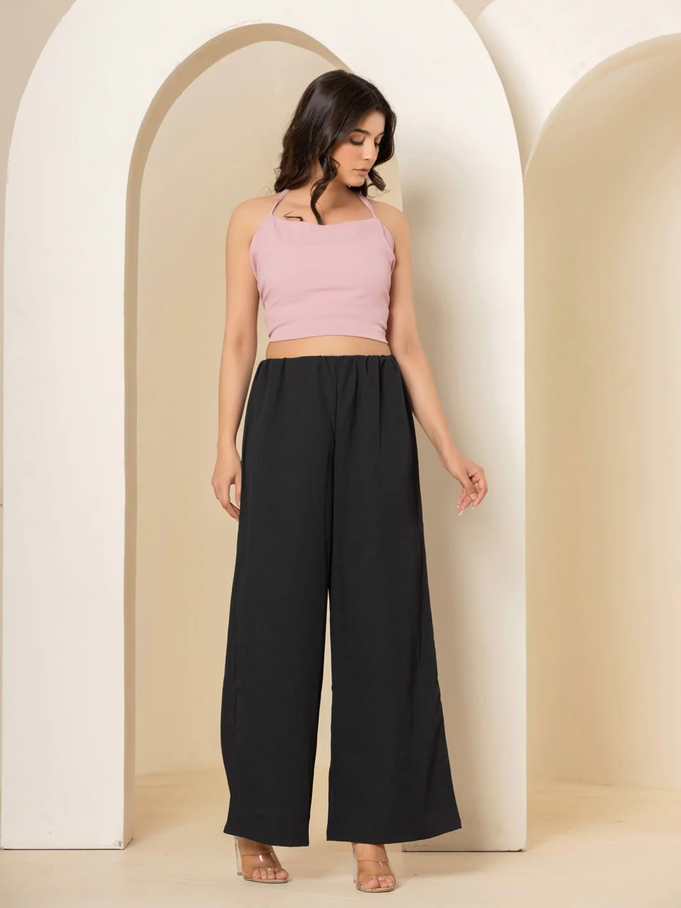 Star Line Black Comfort Pants - Image 4