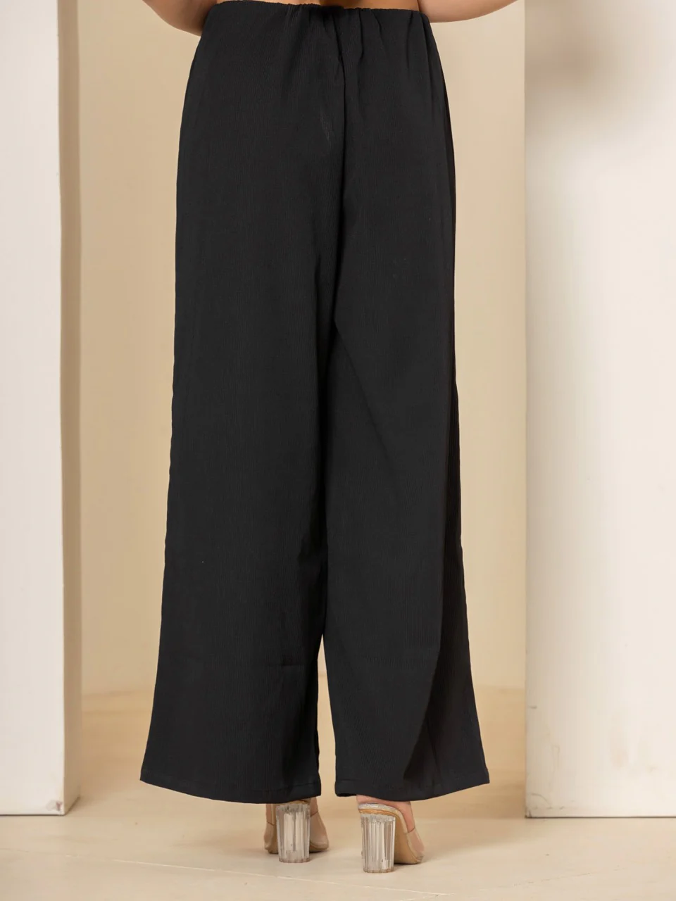 Star Line Black Comfort Pants - Image 6