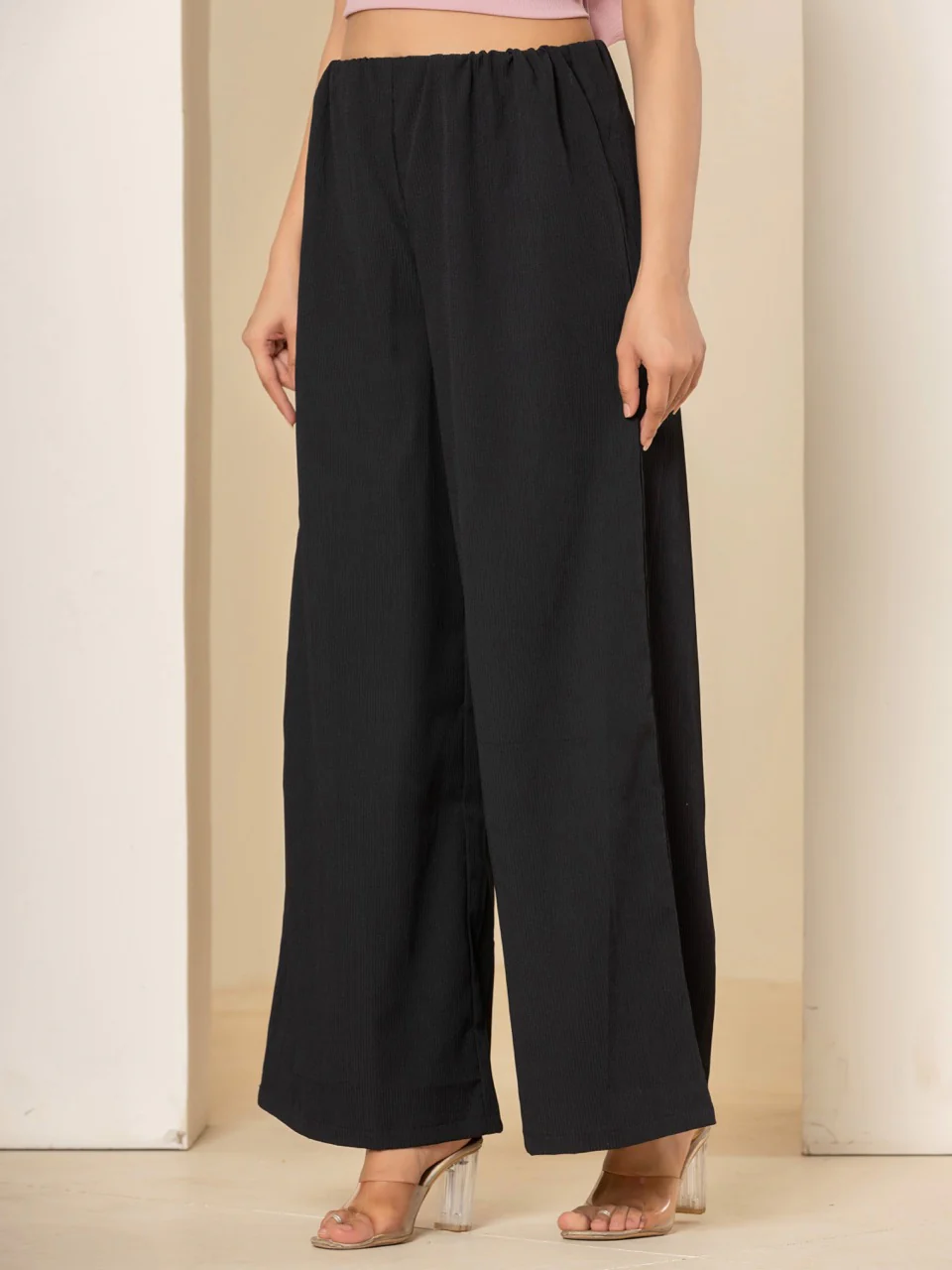 Star Line Black Comfort Pants - Image 9