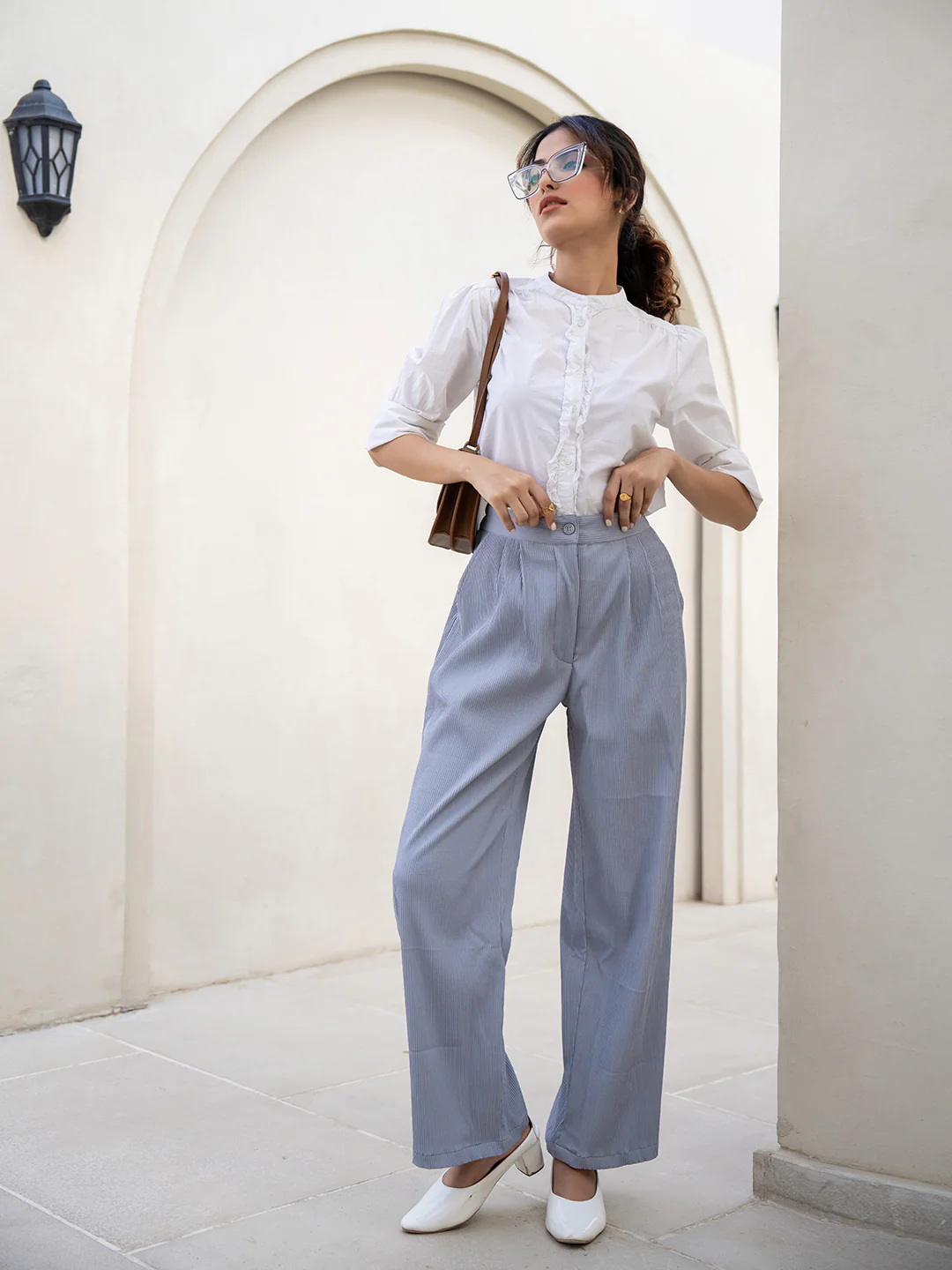 Star Line Grey Formal Pants - Image 10