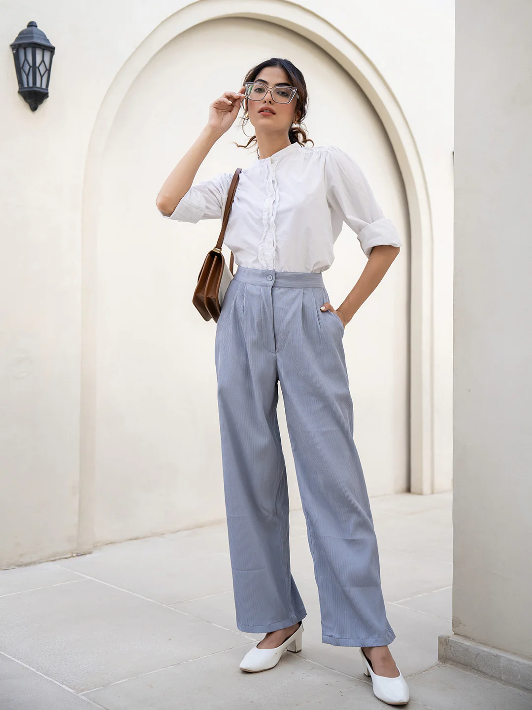Star Line Grey Formal Pants - Image 11