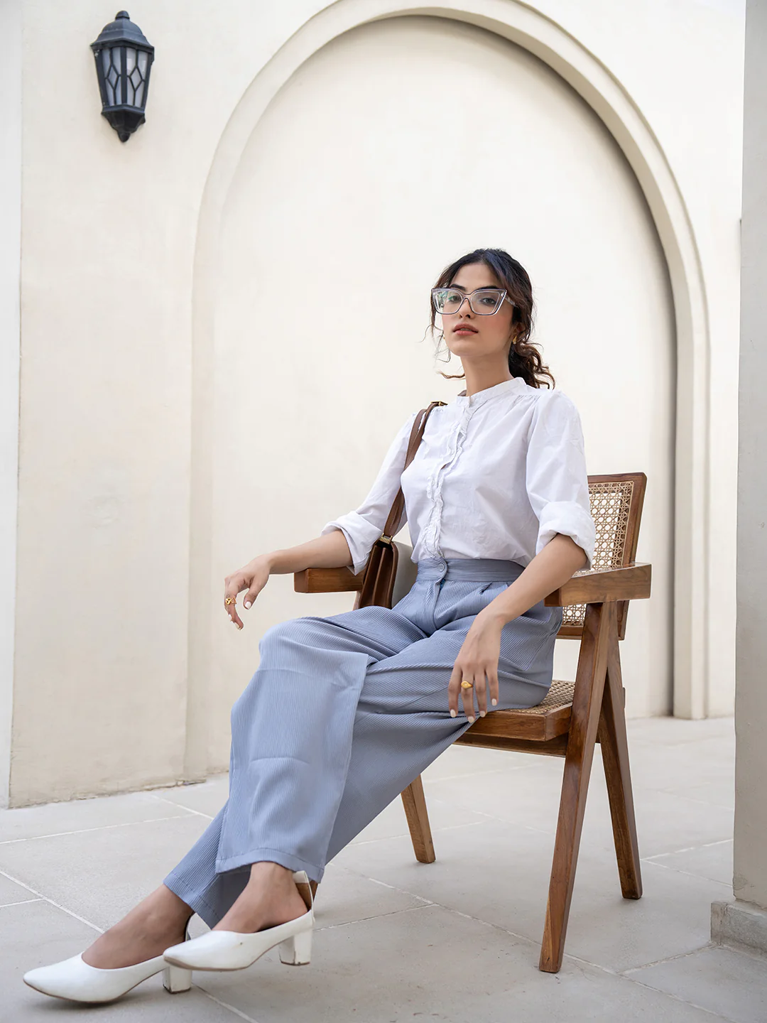 Star Line Grey Formal Pants - Image 5