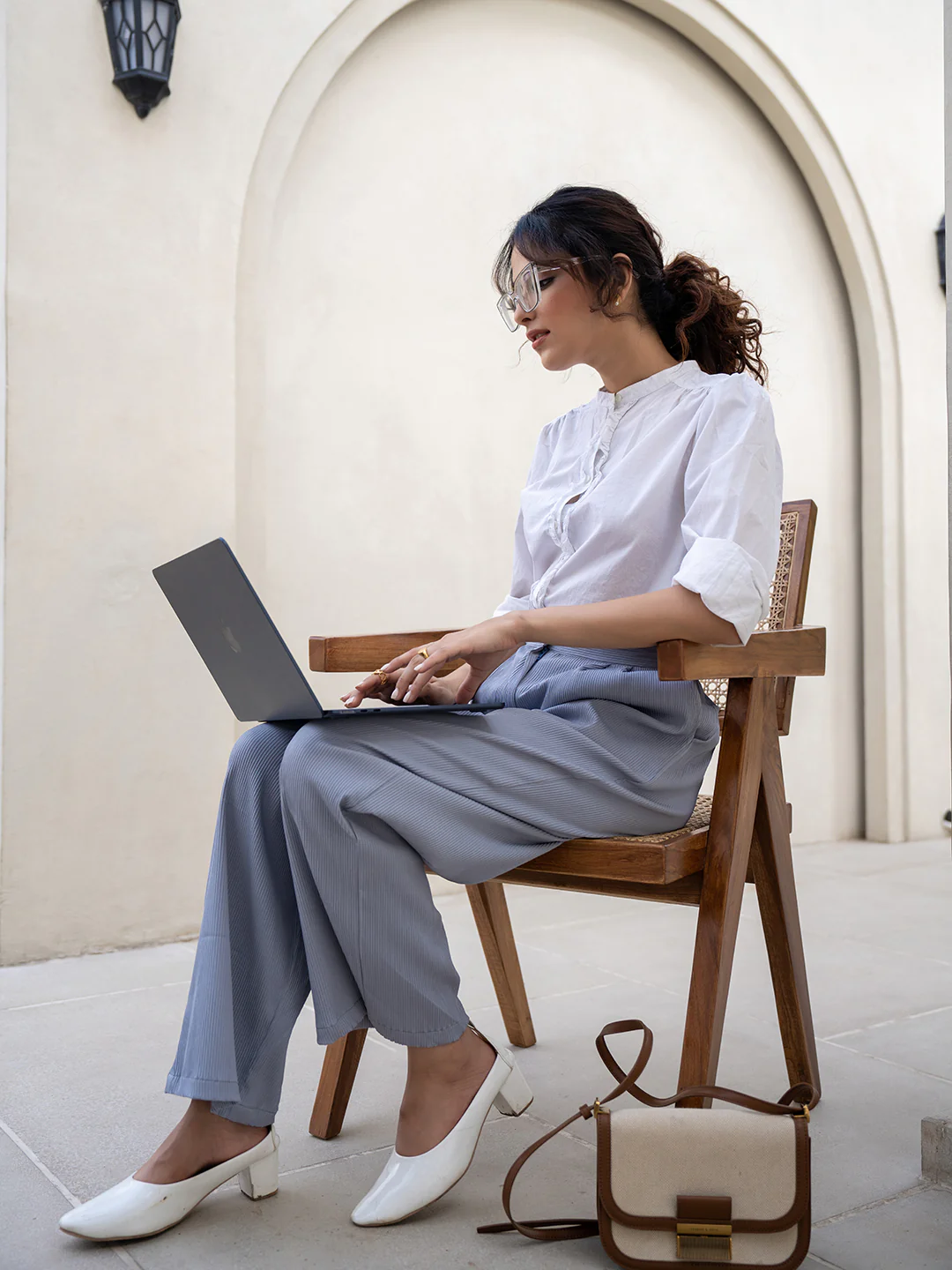 Star Line Grey Formal Pants - Image 6