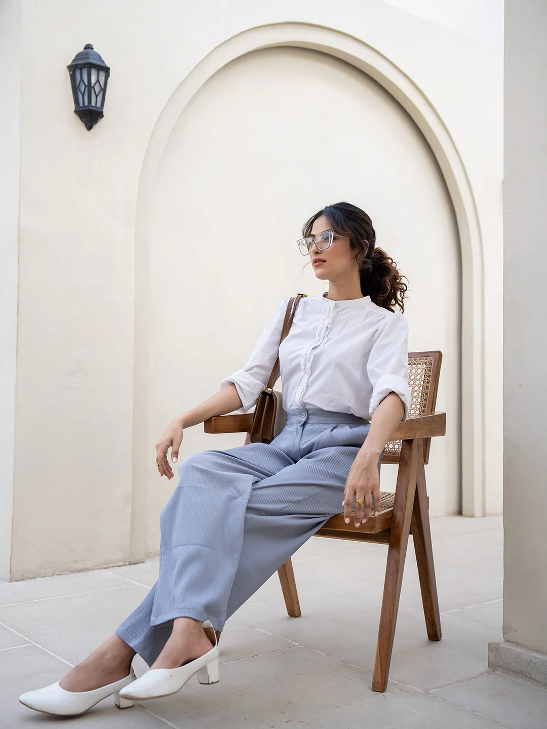 Star Line Grey Formal Pants - Image 8