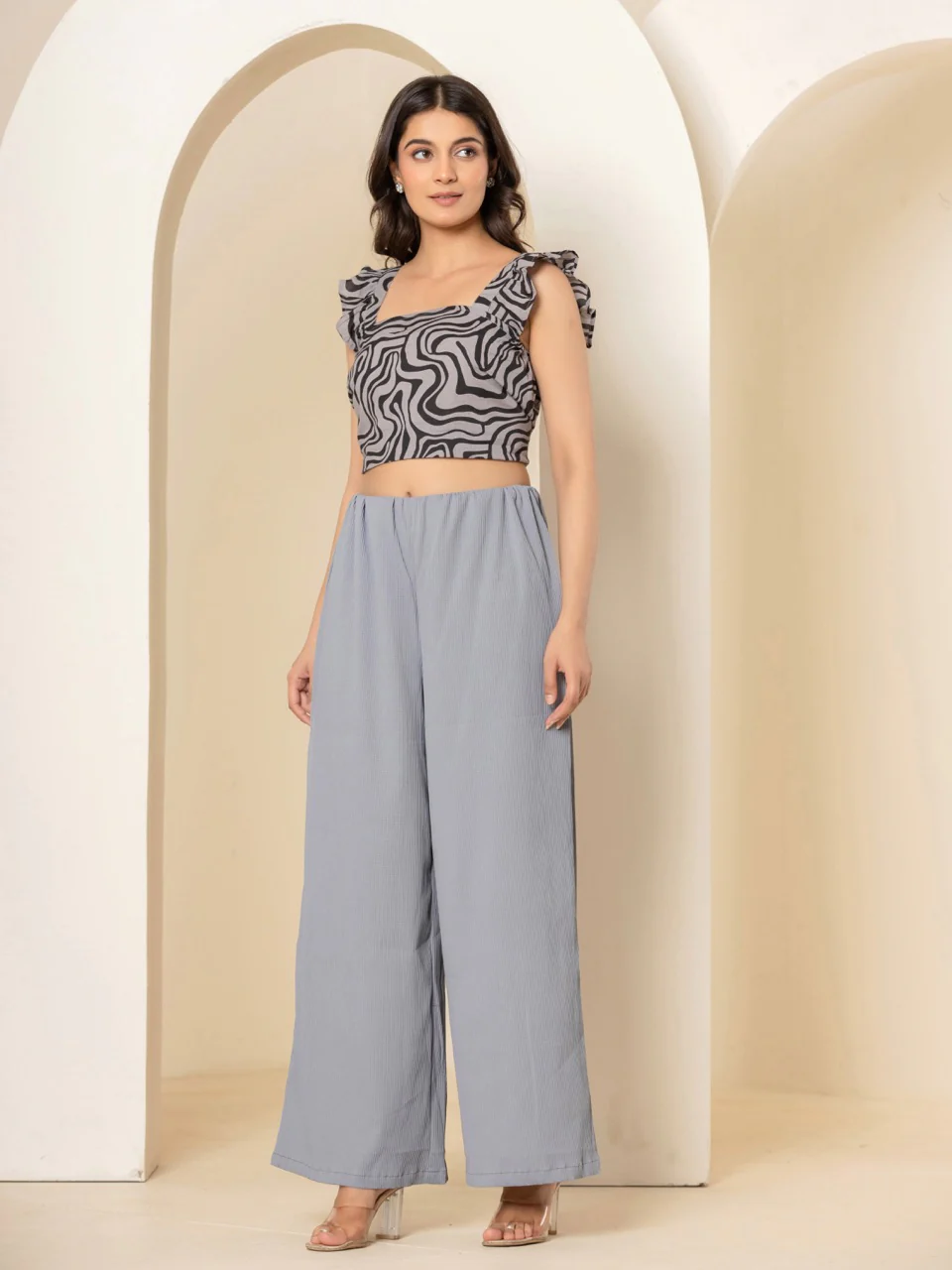Star Line Grey Comfort Pants - Image 2
