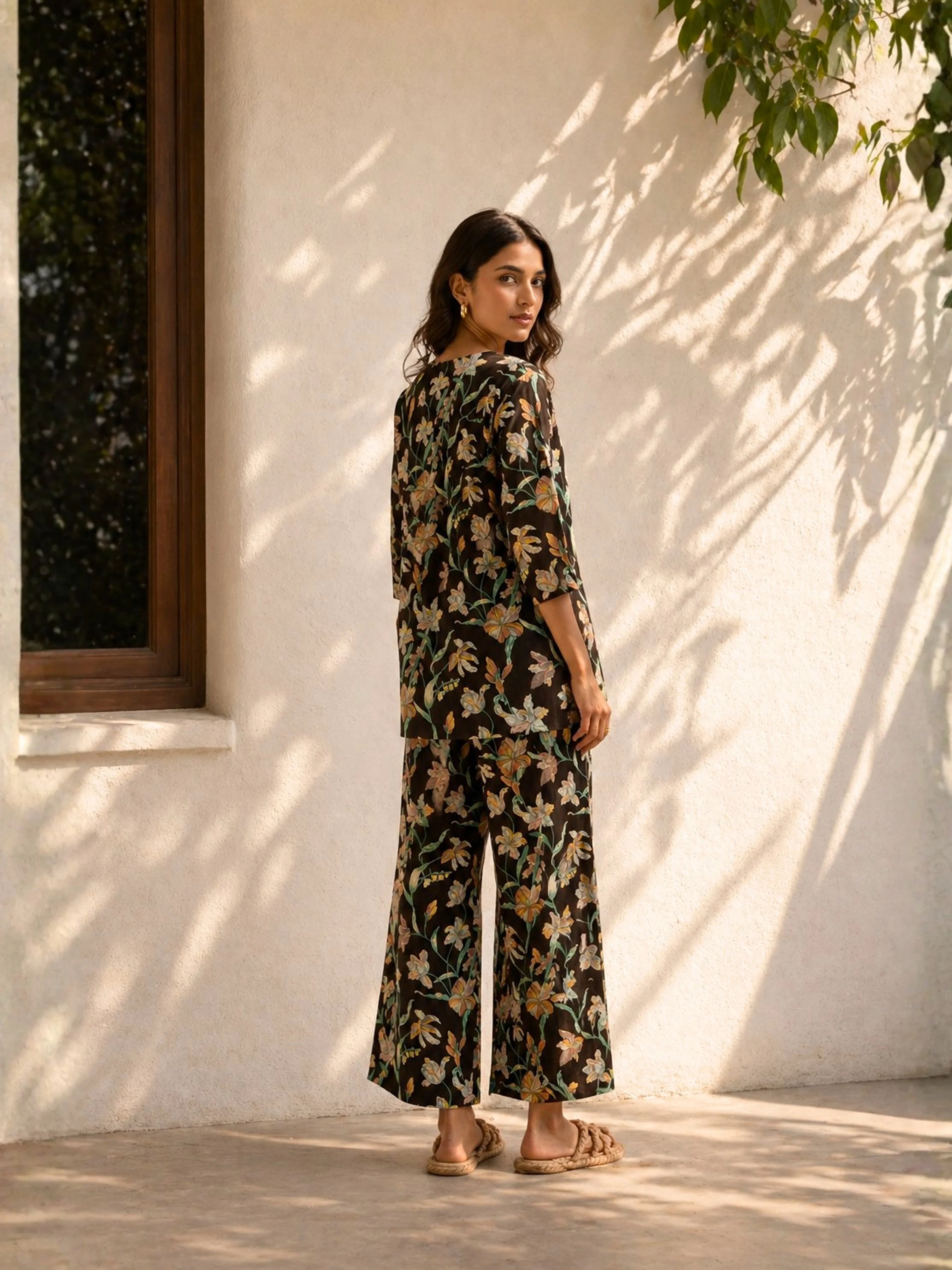 Tropical Midnight Black Co-Ord Set - Image 3