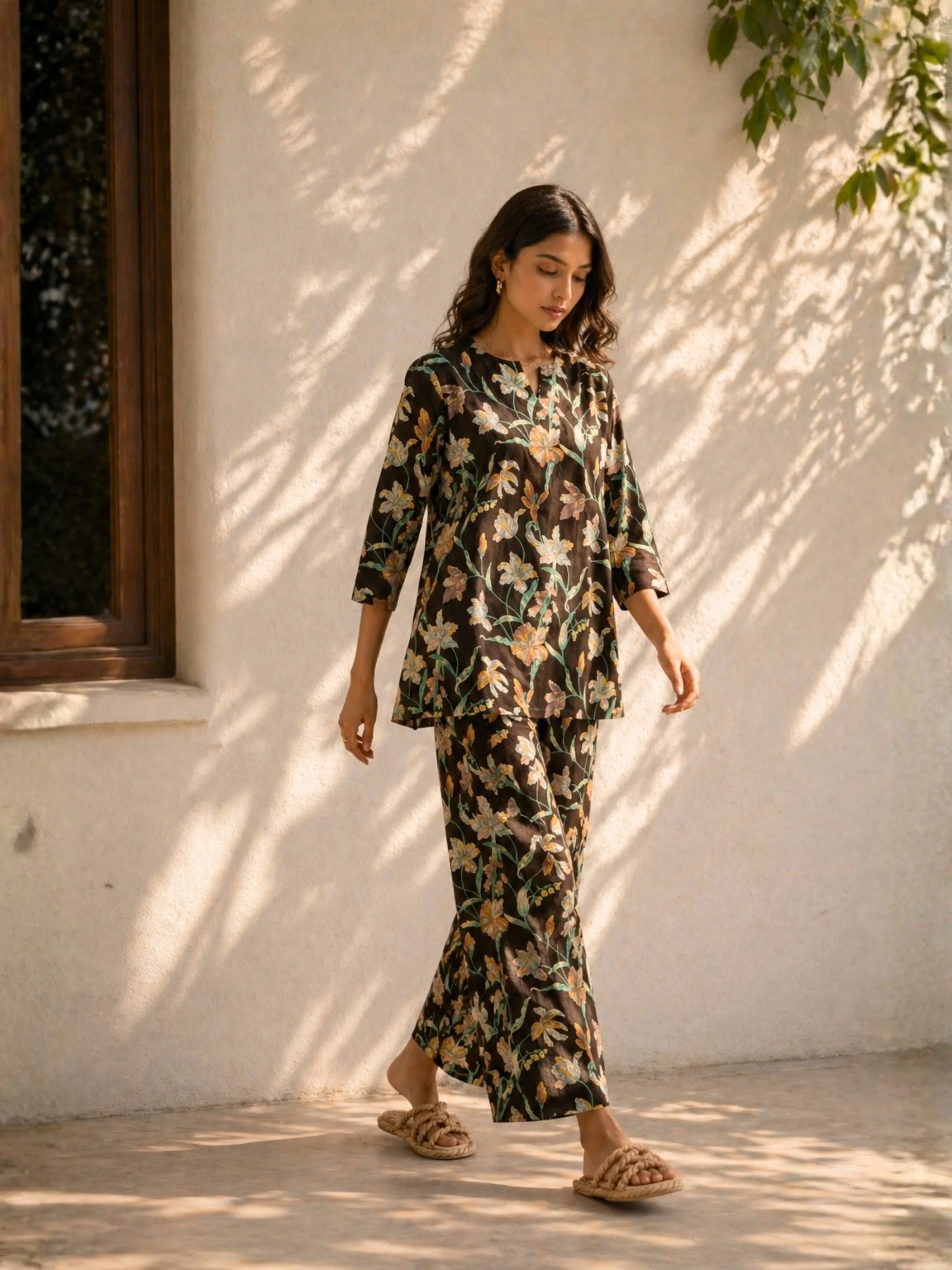 Tropical Midnight Black Co-Ord Set - Image 5