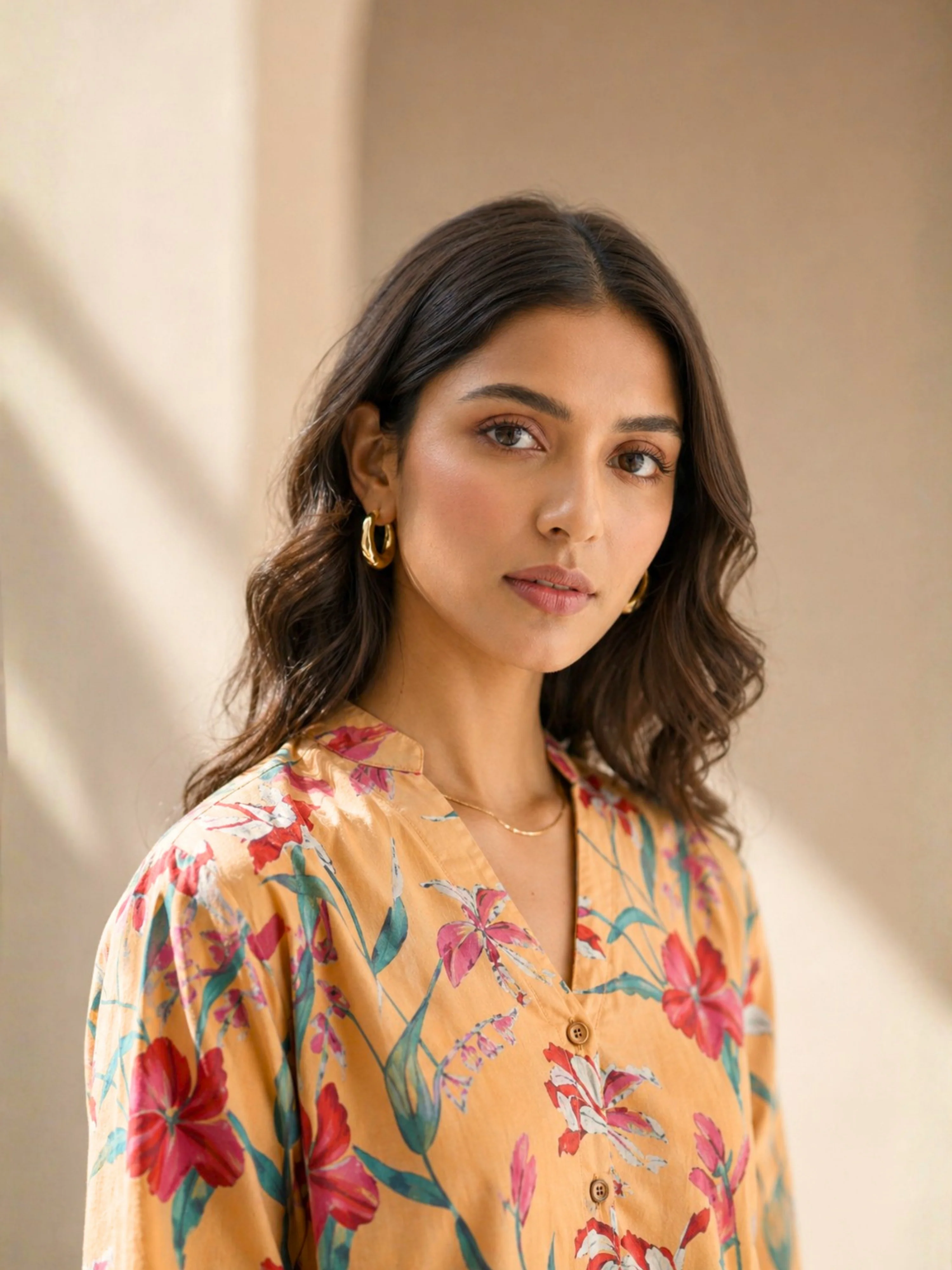 Tropical Sunset Pleated Back Co-Ord Set - Image 5