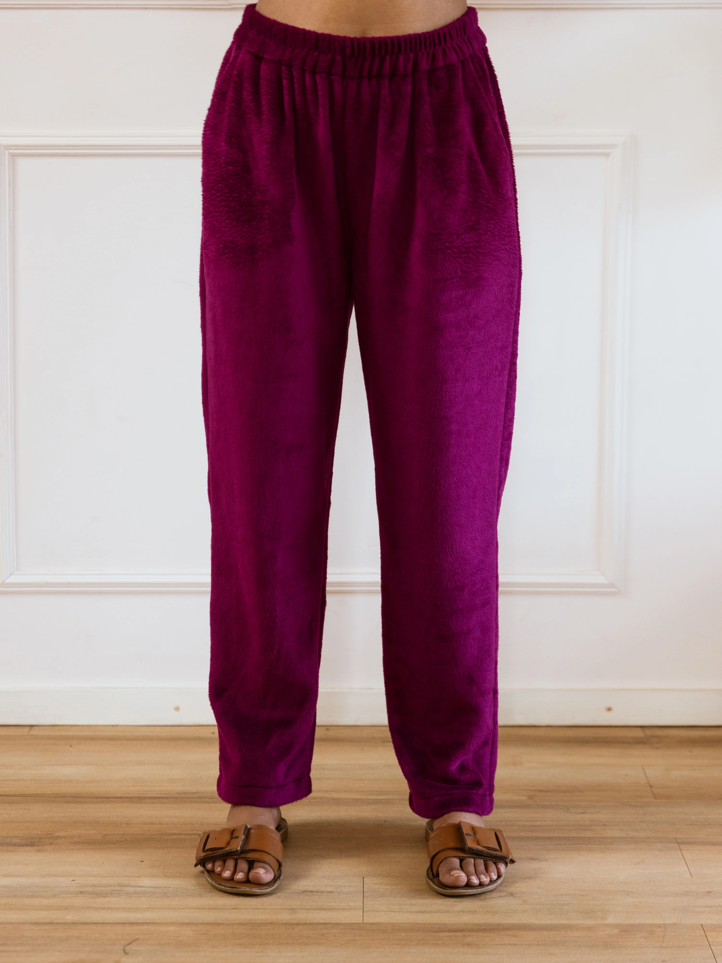 Wine Super Soft Woollen Cardigan Set - Image 8